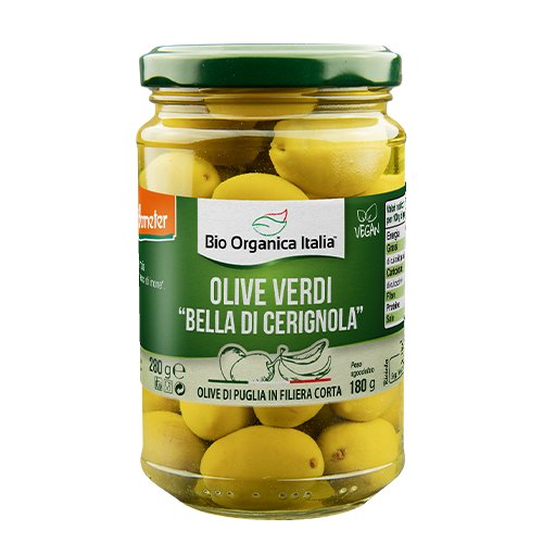 Olive verdi Bella di Cerignola in salamoia 280g